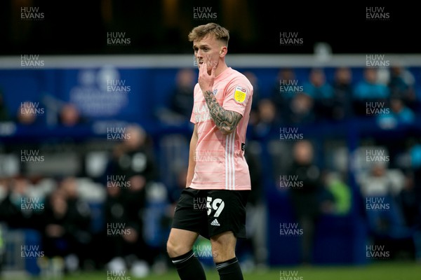 050322 - Queens Park Rangers v Cardiff City - Sky Bet Championship - Isaak Davies of Cardiff City looks on
