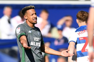 050425 - Queens Park Rangers v Cardiff City - Sky Bet Championship - Callum Robinson of Cardiff City