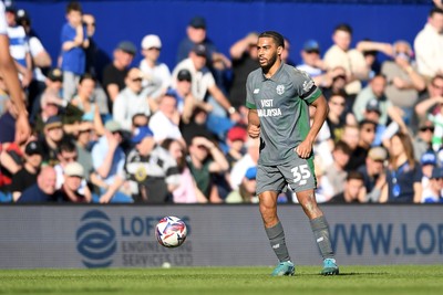 050425 - Queens Park Rangers v Cardiff City - Sky Bet Championship - Andy Rinomhota of Cardiff City