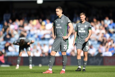 050425 - Queens Park Rangers v Cardiff City - Sky Bet Championship - Dejected Yousef Salech of Cardiff City