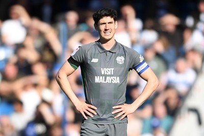 050425 - Queens Park Rangers v Cardiff City - Sky Bet Championship - Dejected Callum O'dowda of Cardiff City