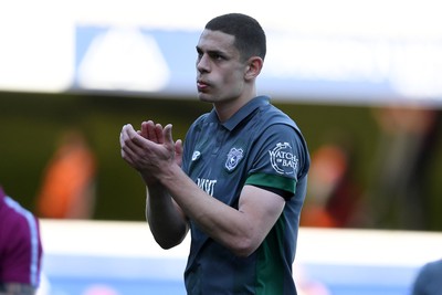 050425 - Queens Park Rangers v Cardiff City - Sky Bet Championship - Yousef Salech of Cardiff City at full time