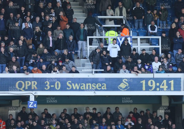 130419 - Queens Park Rangers v Swansea City, Sky Bet Championship - Swansea are 3-0 down within 20 minutes
