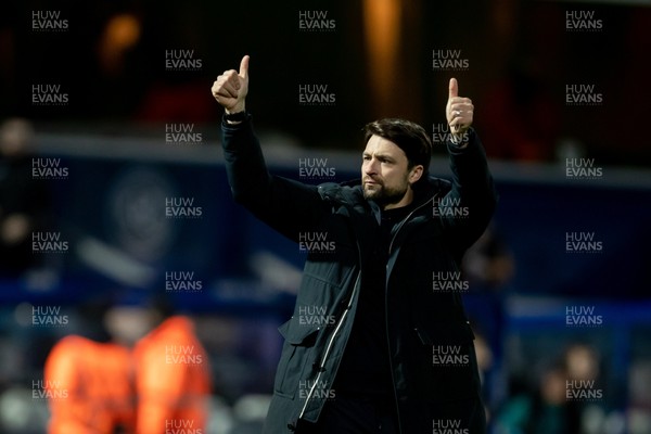 210123 - Queens Park Rangers v Swansea City - Sky Bet Championship - Russell Martin of Swansea City thumbs up to fans