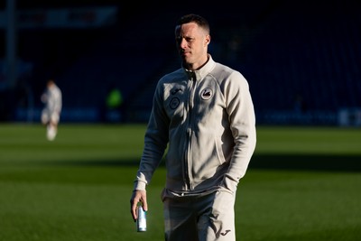 210426 - Queens Park Rangers v Swansea City - Sky Bet Championship - Paul Farman of Swansea City