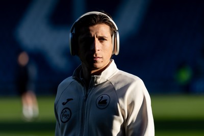 210426 - Queens Park Rangers v Swansea City - Sky Bet Championship - Gon�alo Franco of Swansea City