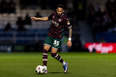 210426 - Queens Park Rangers v Swansea City - Sky Bet Championship - Ronald of Swansea City in action
