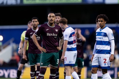 210426 - Queens Park Rangers v Swansea City - Sky Bet Championship - Adam Idah of Swansea City