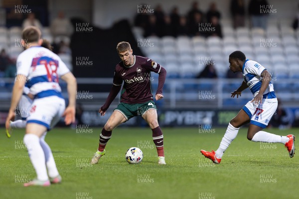 210426 - Queens Park Rangers v Swansea City - Sky Bet Championship - Jay Fulton of Swansea City in action