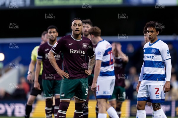 210426 - Queens Park Rangers v Swansea City - Sky Bet Championship - Adam Idah of Swansea City