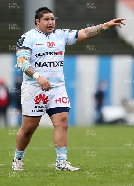 170116 - Racing 92 v Scarlets - European Champions Cup - Ben Tameifuna of Racing 92