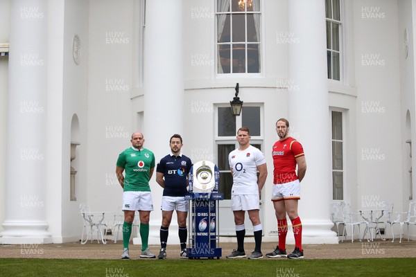 250117 - RBS 6 Nations Launch - Home Nations Ireland's Rory Best, Scotland's Greig Laidlaw, England's Dylan Hartley and Wales' Alun Wyn Jones