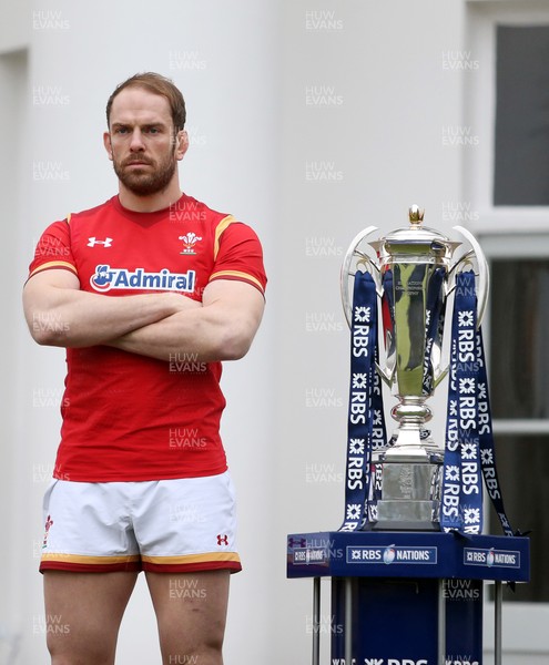 250117 - RBS 6 Nations Launch - Wales' Captain Alun Wyn Jones