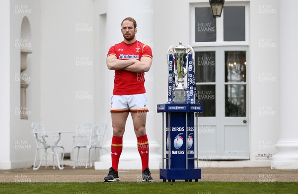 250117 - RBS 6 Nations Launch - Wales' Captain Alun Wyn Jones