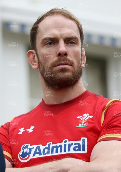 250117 - RBS 6 Nations Launch - Wales' Captain Alun Wyn Jones