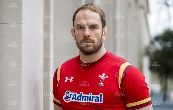 250117 - RBS 6 Nations Launch - Wales' Captain Alun Wyn Jones