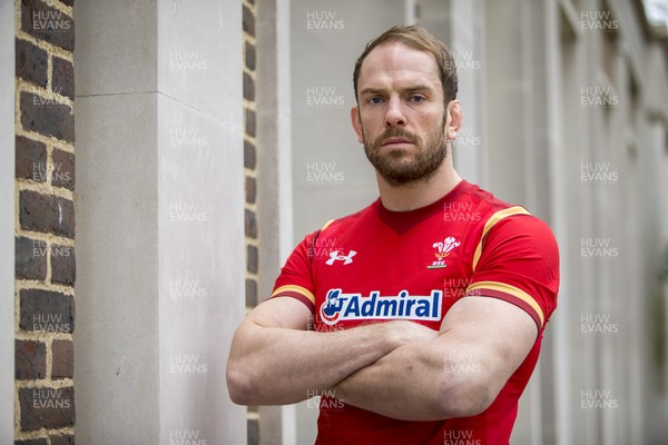 250117 - RBS 6 Nations Launch - Wales' Captain Alun Wyn Jones