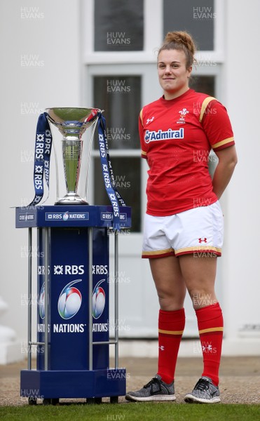 250117 - RBS 6 Nations Launch - Wales Women's Captain Carys Phillips