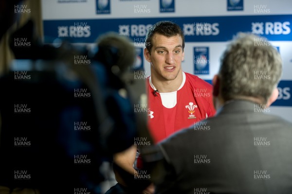 230113 - RBS 6 Nations Launch -Sam Warburton of Wales during the RBS 6 Nations launch in London