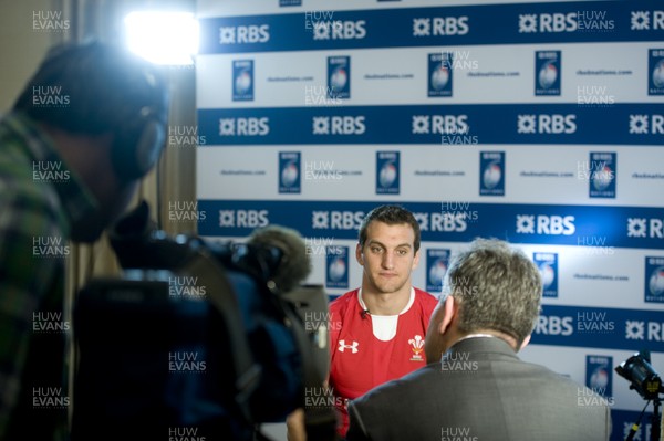 230113 - RBS 6 Nations Launch -Sam Warburton of Wales during the RBS 6 Nations launch in London