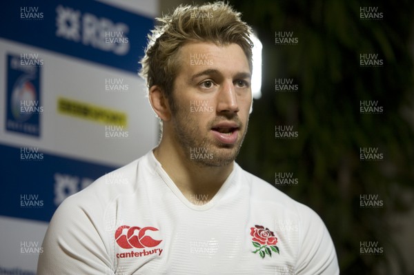 230113 - RBS 6 Nations Launch -Chris Robshaw of England during the RBS 6 Nations launch in London