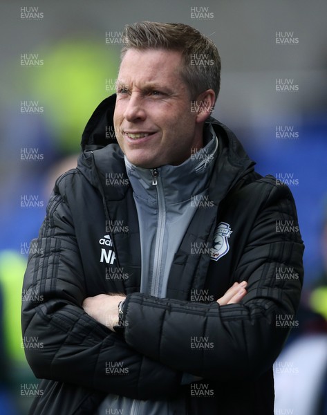 250120 - Reading FC v Cardiff City, The Emirates FA Cup, Fourth Round - Cardiff City Manager Neil Harris