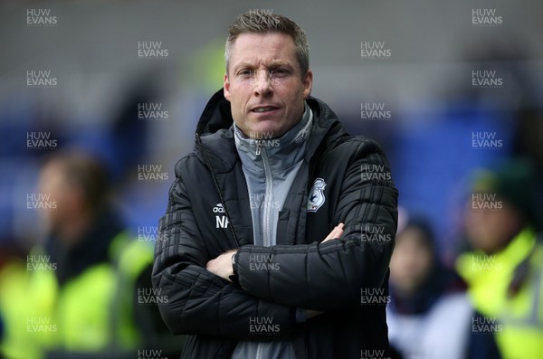 250120 - Reading FC v Cardiff City, The Emirates FA Cup, Fourth Round - Cardiff City Manager Neil Harris