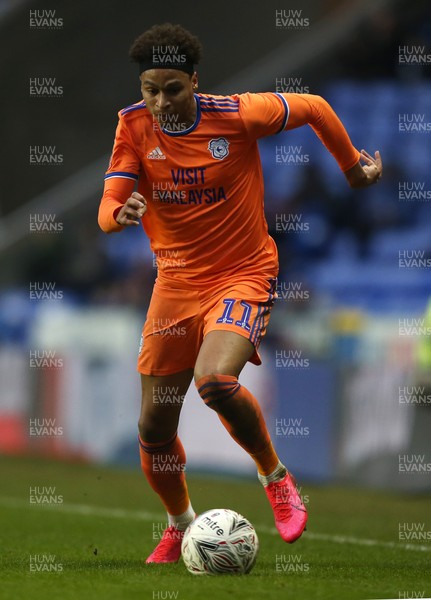 250120 - Reading FC v Cardiff City, The Emirates FA Cup, Fourth Round - Josh Murphy of Cardiff City