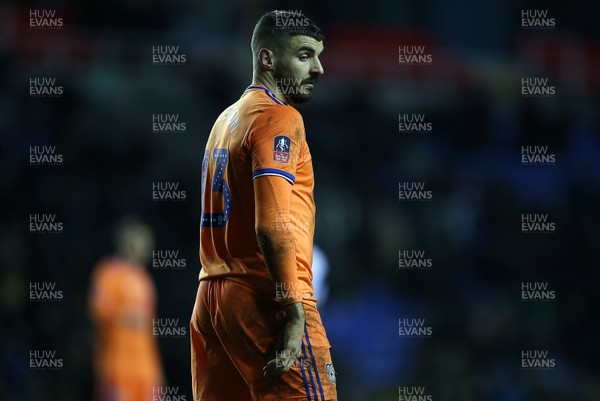 250120 - Reading FC v Cardiff City, The Emirates FA Cup, Fourth Round - Dejected Callum Paterson of Cardiff City