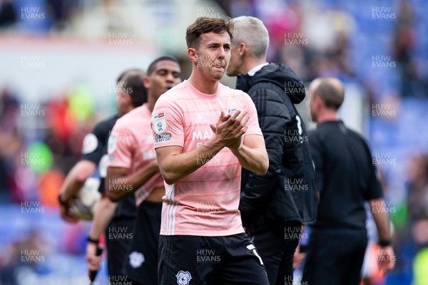 090422 - Reading v Cardiff City - Sky Bet Championship - Ryan Wintle of Cardiff City celebrates after win