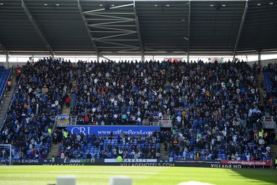 180426 - Reading v Cardiff City - Sky Bet League 1 - A packed out away end with Cardiff fans