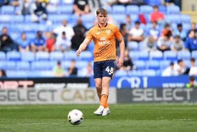 180426 - Reading v Cardiff City - Sky Bet League 1 - Dylan Lawlor of Cardiff City