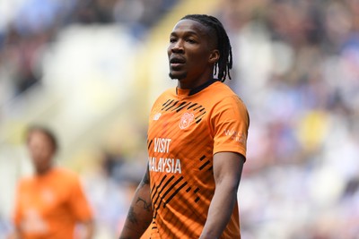 180426 - Reading v Cardiff City - Sky Bet League 1 - Gabriel Osho of Cardiff City