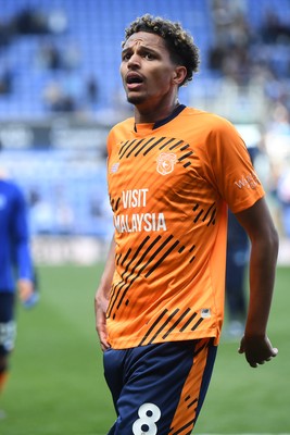 180426 - Reading v Cardiff City - Sky Bet League 1 - Omari Kellyman of Cardiff City