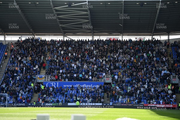 180426 - Reading v Cardiff City - Sky Bet League 1 - A packed out away end with Cardiff fans