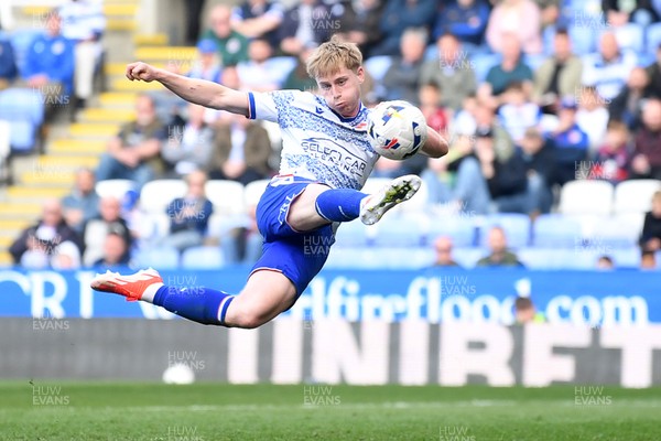 180426 - Reading v Cardiff City - Sky Bet League 1 - Paddy Lane of Reading has a shot on goal