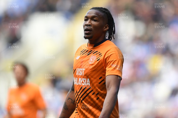 180426 - Reading v Cardiff City - Sky Bet League 1 - Gabriel Osho of Cardiff City