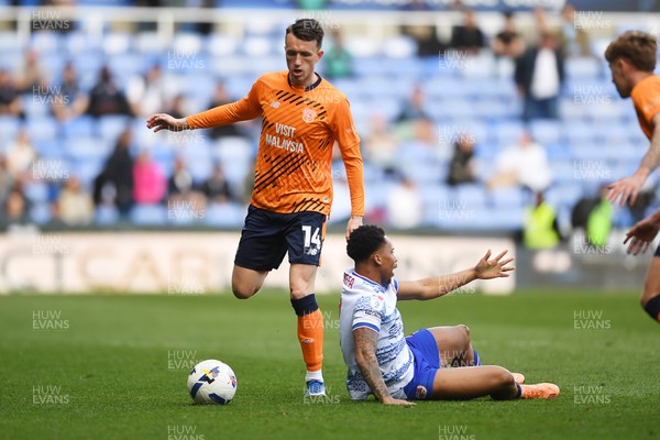 180426 - Reading v Cardiff City - Sky Bet League 1 - David Turnbull of Cardiff City