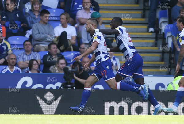 180819 - Reading v Cardiff City, Sky Bet Championship - George Puscas of Reading celebrates after scoring goal