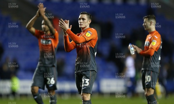 010119 - Reading v Swansea City - SkyBet Championship - Connor Roberts of Swansea City thanks fans at full time