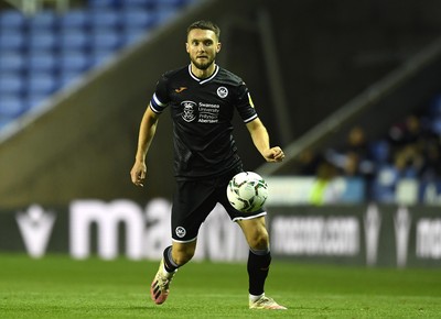 100821 - Reading v Swansea City - Carabao Cup - Matt Grimes of Swansea City