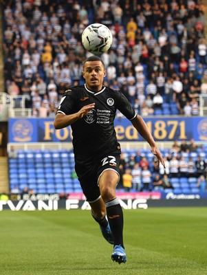 100821 - Reading v Swansea City - Carabao Cup - Joel Latibeaudiere of Swansea City