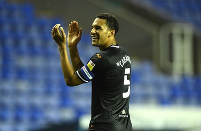 100821 - Reading v Swansea City - Carabao Cup - Ben Cabango of Swansea City at the end of the game