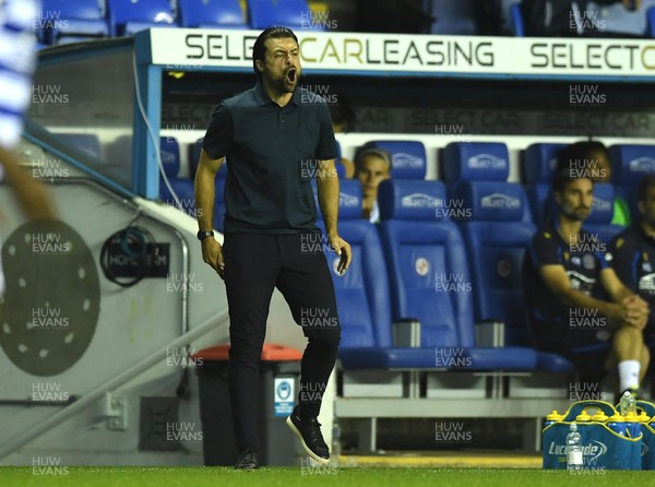 100821 - Reading v Swansea City - Carabao Cup - Swansea City Manager Russell Martin