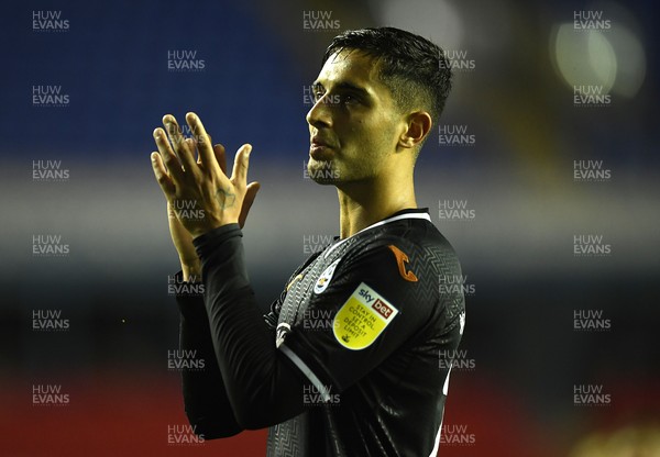 100821 - Reading v Swansea City - Carabao Cup - Yan Dhanda of Swansea City at the end of the game