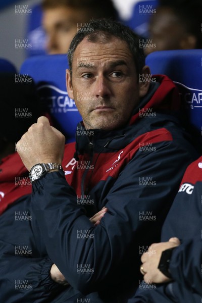 190917 - Reading v Swansea City - Carabao Cup - Swansea City Manager Paul Clement