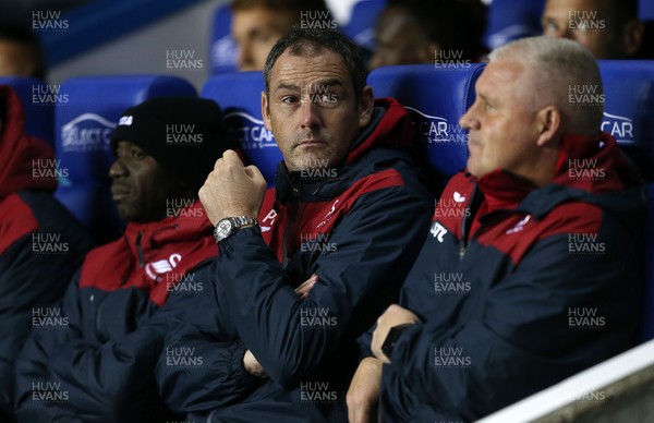 190917 - Reading v Swansea City - Carabao Cup - Swansea City Manager Paul Clement