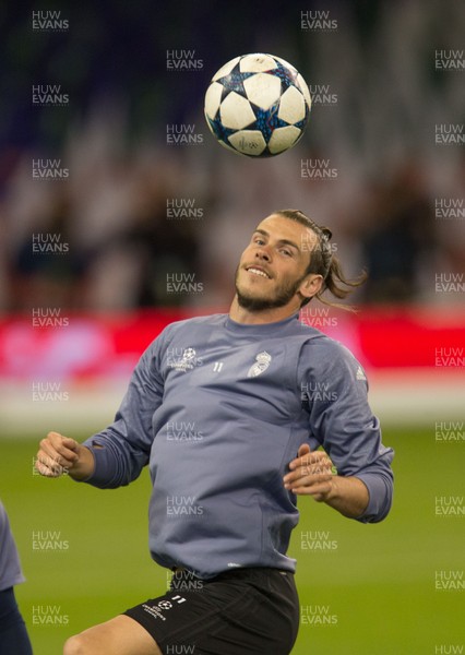 020617 - Real Madrid Training Session, UEFA Champions League Final, Cardiff - Gareth Bale of Real Madrid during training at the National Stadium of Wales ahead of the Champions League Final