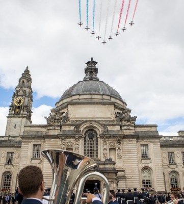 Red Arrows Flypast 160921