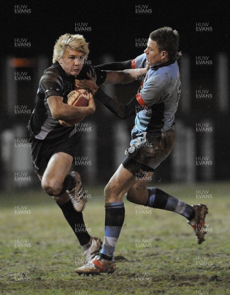 05.03.08 - WRU Reebok u16 Final Blues North v Ospreys Ospreys' Sam Hughes tries to break through 